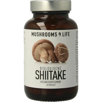 Afbeelding van Mushrooms F Life Shiitake bio 60 capsules