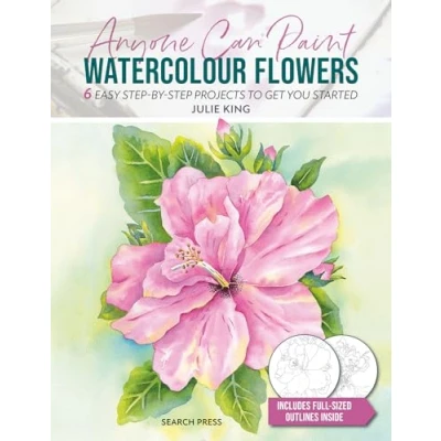 Afbeelding van Anyone Can Paint Watercolour Flowers: 6 Easy Step by Projects to Get You Started