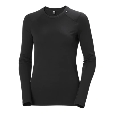 Afbeelding van Helly Hansen Women Lifa Merino Midweight Crew Black maat L