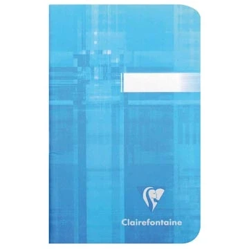 Afbeelding van Clairefontaine Metric Notitieboekje, Ft 9 X 14 Cm, 96 Bladzijden, Geruit 5 Mm Notitieboek