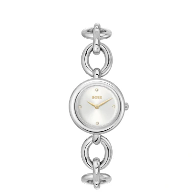 Afbeelding van BOSS LIVE Horloge silvercoloured, Dames, Maat: One Size, Silver coloured