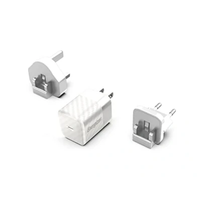 Afbeelding van Energizer A20MUWH Multi Plug Oplader Reisstekker (US, UK, EU) 20W 4A (Wit)