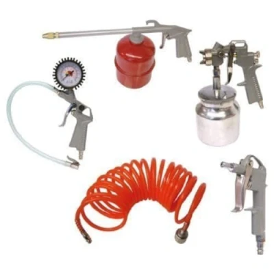 Afbeelding van KINZO pneumatische compressorset Luchtset compressor 5 delig