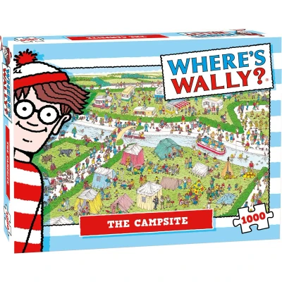 Afbeelding van Puzzel Where&#039;s Wally Campsite 1000 stukjes