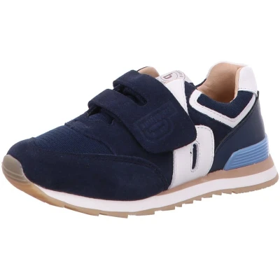 Afbeelding van Bisgaard Winston Sneakers laag voor kinderen, Maat: 26, Ocean Leer en textiel