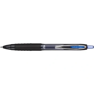 Afbeelding van Uni ball intrekbare roller Signo RT207 blauw, gerecycled plastic 12 stuks