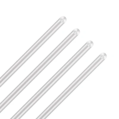Afbeelding van LAVMHAB 6063 aluminium ronde staaf 6 mm x 300 mm, solide schachten staven, voor doe het zelf knutselmodellen (4 stuks)