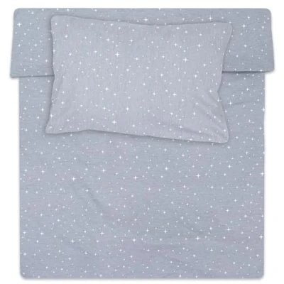 Afbeelding van Kinderdekbedovertrek 90x120cm kinderbeddengoed set met kussensloop 60 x 40 cm van katoen Galaxy