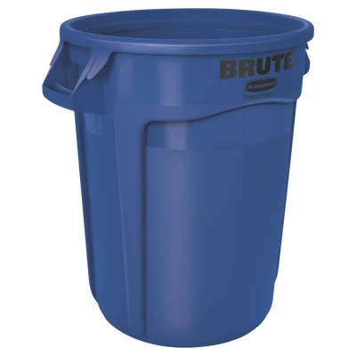 Afbeelding van Ronde Brute container 121 ltr, Rubbermaid, model: VB 002624, blauw