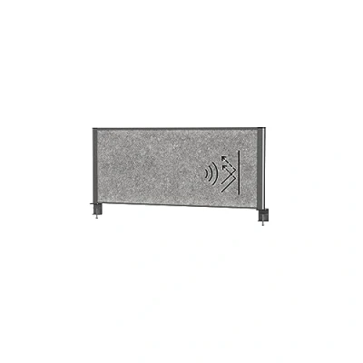 Afbeelding van MAULconnecto scheidingsysteem 120x50cm akoest. donkergrijze