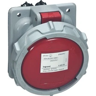 Afbeelding van Legrand cee inbouw contactdoos 400v 63a 4p a ip67 p17 tempra pro 555589