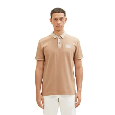 Afbeelding van TOM TAILOR Poloshirt voor heren, 24048 Desert Fawn, M