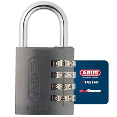 Afbeelding van ABUS AB145/40 TITANIO 488061 hangslot, grijs Single