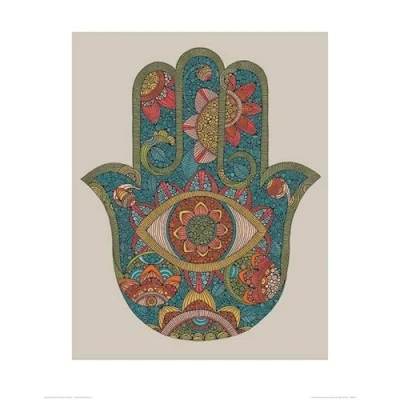 Afbeelding van Kunstdruk Valentina Ramos Hamsa 40x50cm