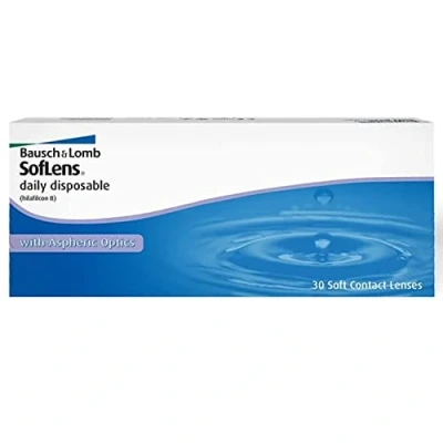 Afbeelding van Bausch + Lomb SofLens Daily Disposable Daglenzen, sferische contactlenzen, zacht, 30 stuks BC 8.6 mm/DIA 14.2 / 0.75 dioptrieën