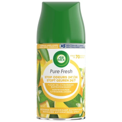 Afbeelding van 6er Pack AIRWICK Navulling &quot;Pure Citroën Bloesem&quot; voor Freshmatic Max automatische Luchtverfrisser 250 ml