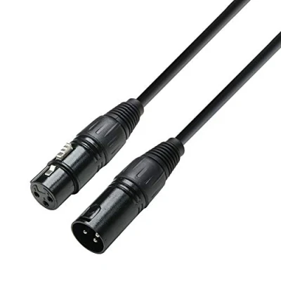 Afbeelding van AH Cables KDMX6 DMX Verbindingskabel [1x XLR stekker 1x bus] 6.00 m