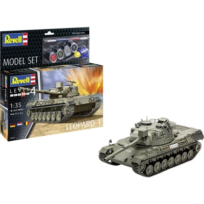 Afbeelding van 1:35 Revell 63240 Leopard 1 Tank Model Set Plastic Modelbouwpakket