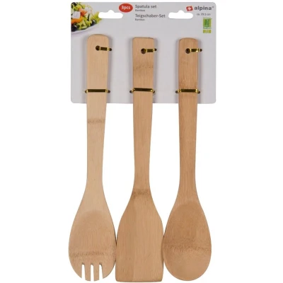Afbeelding van Alpina Bamboe Spatelset 29.5 Cm 3 Delig