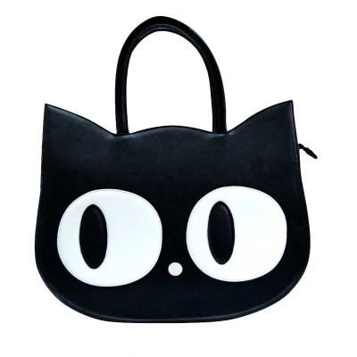 Afbeelding van Banned Heart of Gold Cat Handtas Zwart