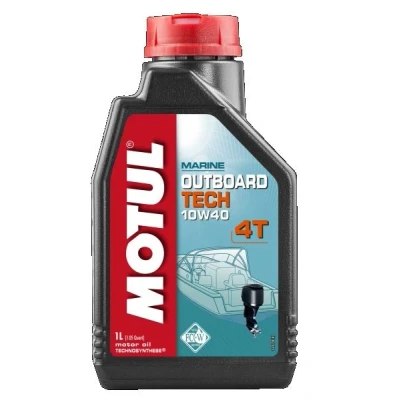 Afbeelding van Motul Outboard Tech 4T 10W 40 1L Motorolie 106397