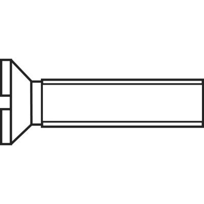 Afbeelding van TOOLCRAFT M4*8 D963 4.8:A2K 194800 Verzonken schroeven M4 8 mm Sleuf DIN 963 Staal Verzinkt 100 stuk(s)
