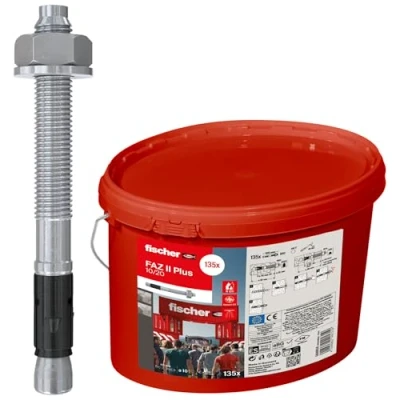 Afbeelding van Fischer FAZ II Plus 10/20 Eimer (135) Boutanker 105 mm 10 568858 135 stuk(s)