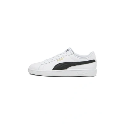 Afbeelding van Puma Smash 3.0 Sneakers laag White black gold, Maat: 37.5, gold Leer en imitatieleer