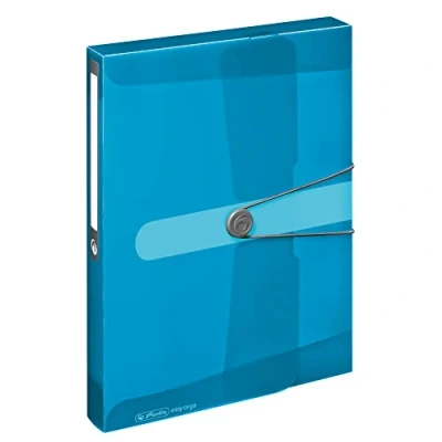 Afbeelding van Herlitz 11206141 Documentbox A4 PP blauw