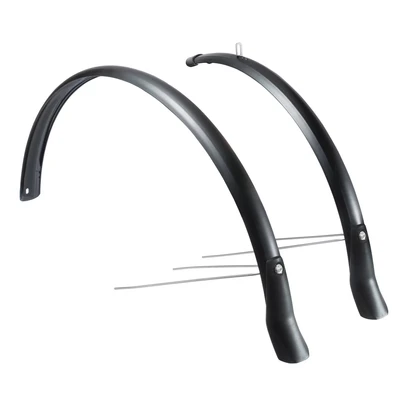 Afbeelding van Eurofender Spatbordset Snello 28&quot;&quot; x 51 mm mat zwart
