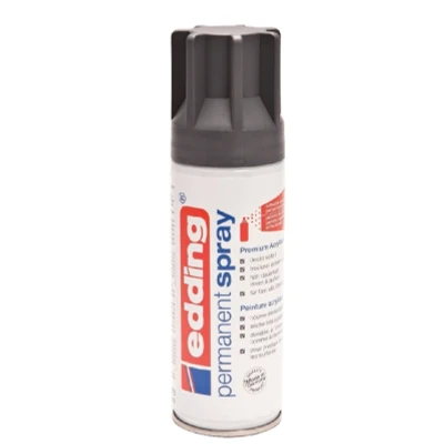 Afbeelding van Verfspuitbus edding 5200 permanent spray mat antraciet