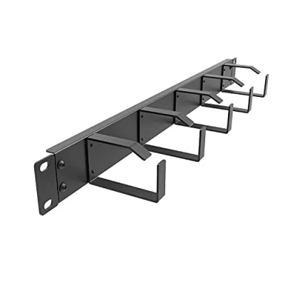 Afbeelding van Jingchengmei 1HE 5 geleidingsbeugels, metaal, 19 inch netwerkkast, patchkabel, zwart (1UCM5R440)