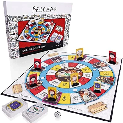 Afbeelding van Friends Trivia Race to Central Perk Board Game