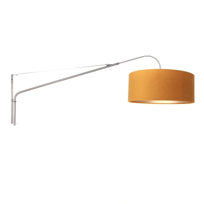 Afbeelding van Steinhauer Elegant Classy wandlamp staal en goud uittrekbaar 145 cm