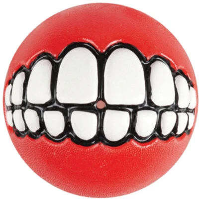 Afbeelding van Rogz Grinz Treat Ball Medium Hondenspeelgoed Rood M