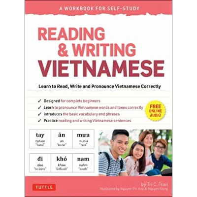 Afbeelding van Reading &amp; Writing Vietnamese: A Workbook for Self Study /anglais/vietnamien: Learn to Read, Write and Pronounce Vietnamese Correctly (Online Audio Printable Flash Cards)
