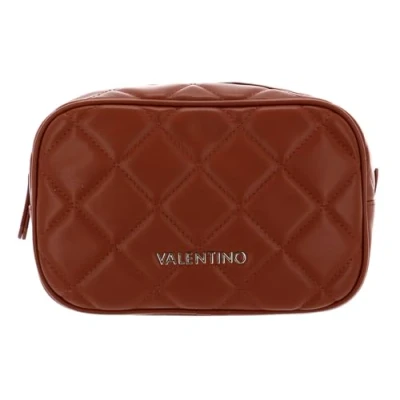 Afbeelding van VALENTINO Toilettas Ocarina Cosmetic Case Cuoio Bruine