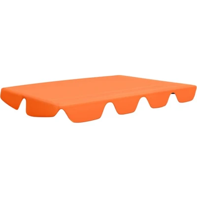 Afbeelding van vidaXL Vervangingsluifel voor schommelbank 188/168x145/110 cm oranje