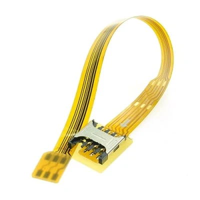 Afbeelding van chenyang CY Zachte Platte FPC Kabel Micro SIM kaart naar Nano Kit Mannelijk Vrouwelijk Extension Extender 10cm