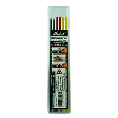 Afbeelding van Markal Stiftgrafiet , Grafietstiften, set (2 grafiet, 2 rood, geel)