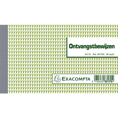 Afbeelding van Kasboek Exacompta Manifold ontvangstbewijs dupli 50vel
