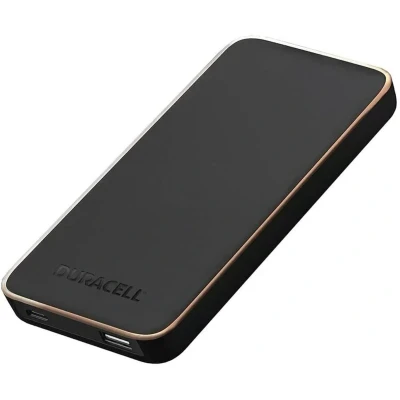 Afbeelding van Duracell Charge Plus 15W USB A en C Powerbank 10.000 mAh Zwart