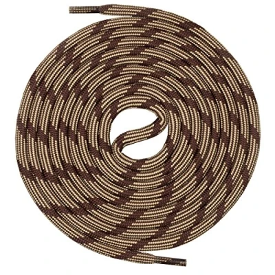 Afbeelding van Mount Swiss Ronde veters voor wandelschoenen, trekkingschoenen en werkschoenen extra scheurvast ø 5 mm, kleur: bruin beige m2, lengte: 130 cm