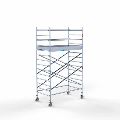 Afbeelding van Professionele rolsteiger 135x250x5.20m werkhoogte carbondeck lichtgewicht