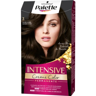 Afbeelding van Schwarzkopf Palette Haarverf Intensive Creme Color 3 Donkerbruin