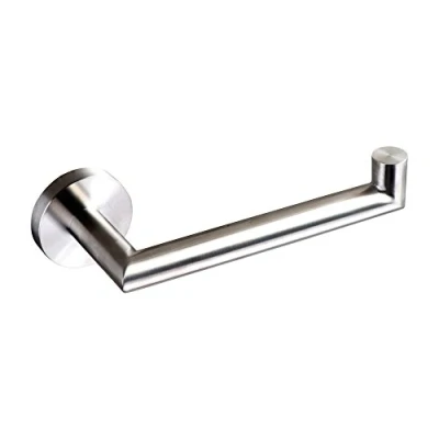 Afbeelding van Ambrosya® Exclusieve toiletrolhouder van roestvrij staal, badkamerhouder, WC papier, papierhouder, rolhouder, toilet, toiletpapier, (geborsteld staal))