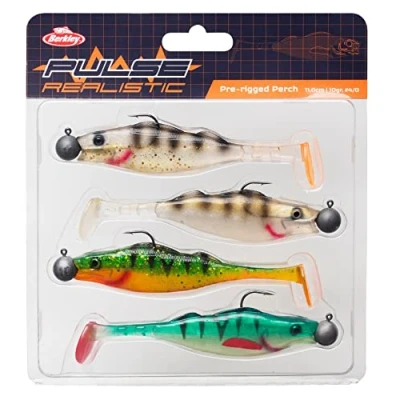 Afbeelding van Berkley Pulse Prerigged Realistic Perch 11cm (4 stuks) Shad