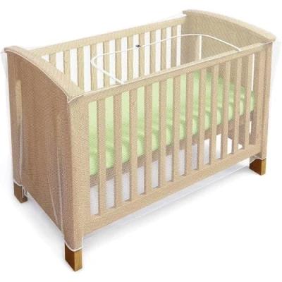 Afbeelding van Luigi&#039;s Klamboe voor Wiegjes wiegjes. Insectenwerend muskietennet met rits, snelle en gemakkelijke toegang tot je baby.