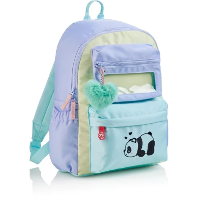 Afbeelding van Back2Fun 3Comp Panda B2F rugzak tas unisex kinderen, Meerkleurig, 290 x 390 125 mm, mm