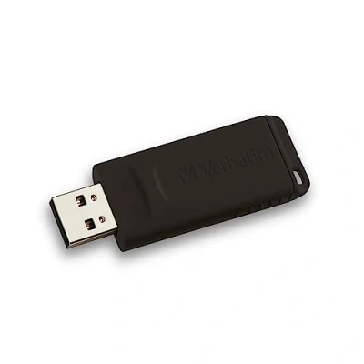 Afbeelding van Verbatim USB 2.0 stick Pinstripe 16GB zwart
